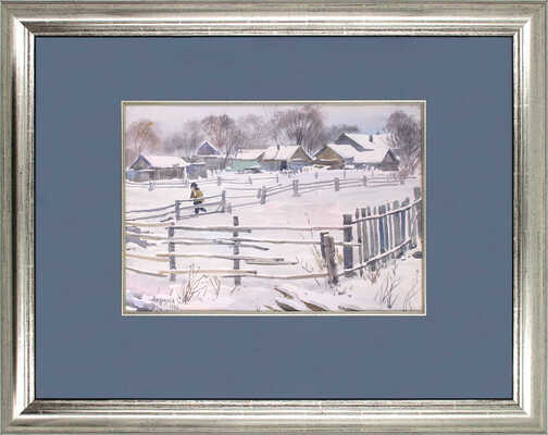 Андрияка Сергей Николаевич. Тишково зимой 